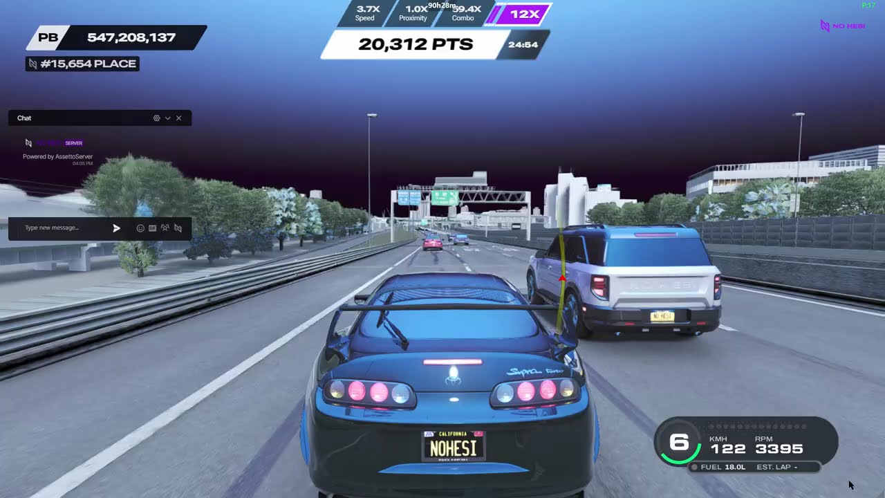 relaxed swim through traffic 🚥