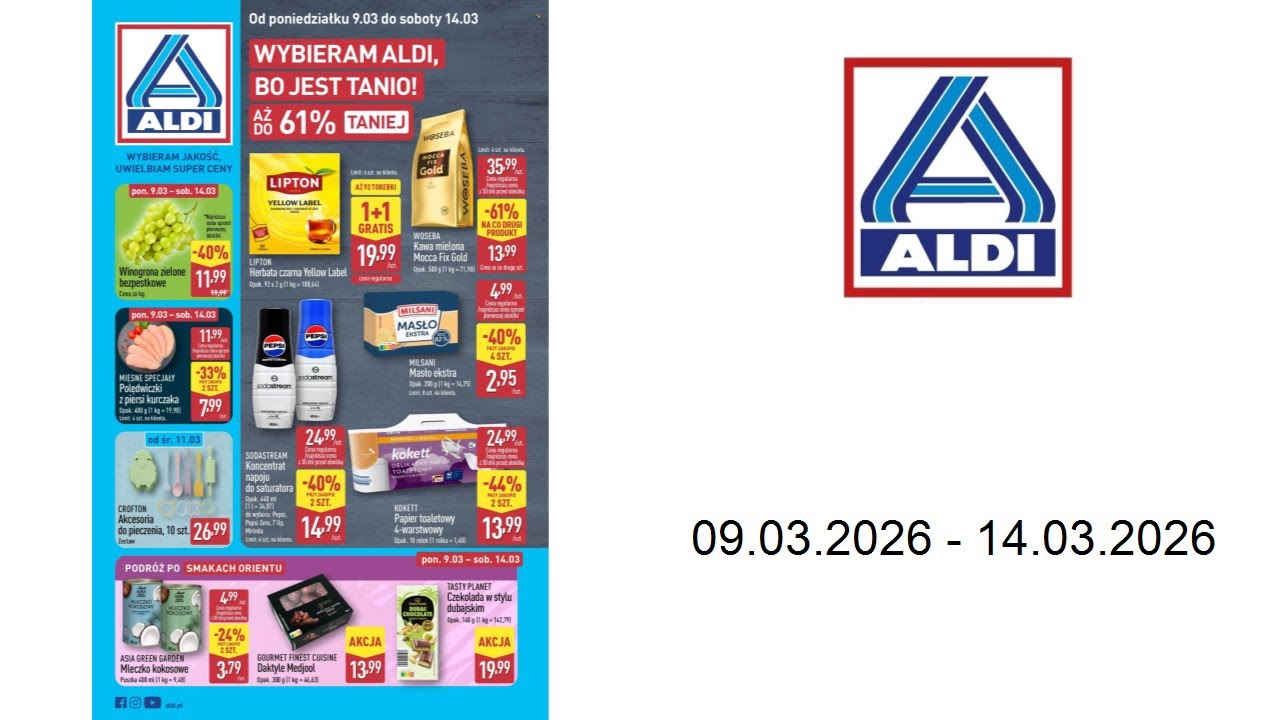 Gazetka ALDI - Pełna oferta - 09.03.2026 - 14.03.2026