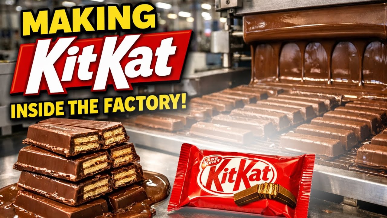 How KitKat Chocolate Bars Are Made – Inside the Factory Process