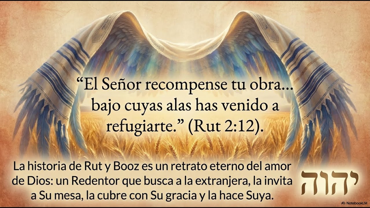 Podcast y Resumen: Rut capítulo 2 El refugio bajo las Alas de la Gracia.
