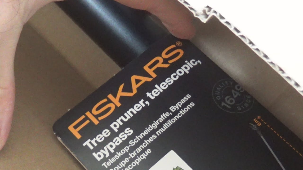 Распаковка и тестирование секатора Fiskars Telescopic Bypass XL UPX86