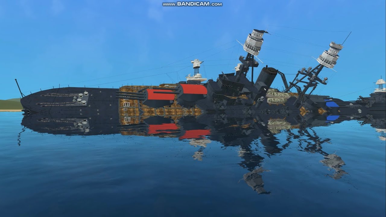 The Sinking of the Oklahoma: A Real Time Sinking Animation