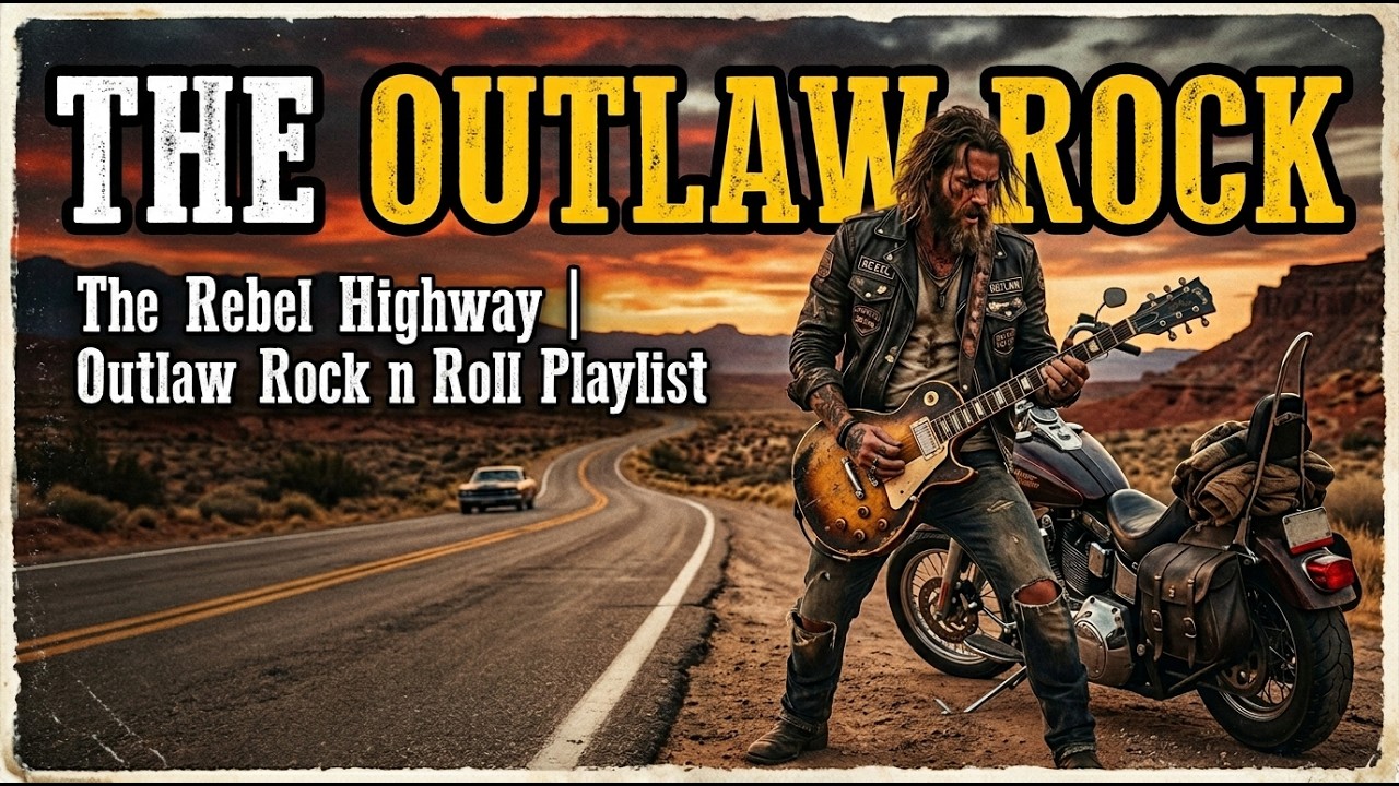 BEst The Outlaw Rock 🔥 The Rebel Highway 🎸 Outlaw Rock n Roll Playlist