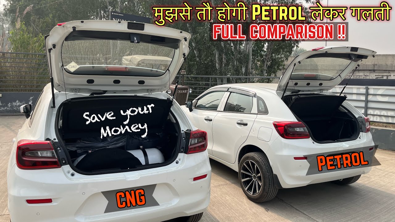 New Baleno CNG vs Baleno PETROL | Which 1 You Should Buy in 2023 ?