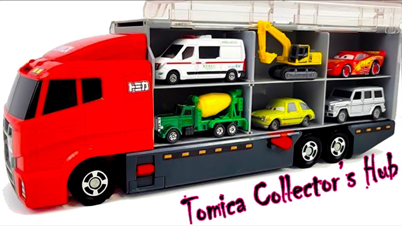 トミカ☆高級ミニカーを開封してコンボイ出発！ホンダNSXも参加☆Unbox luxury miniature cars and hit the road in a convoy!