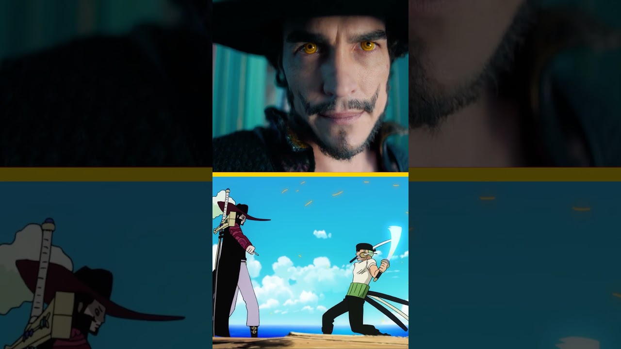 Zoro contre Mihawk : Anime VS Live Action One Piece