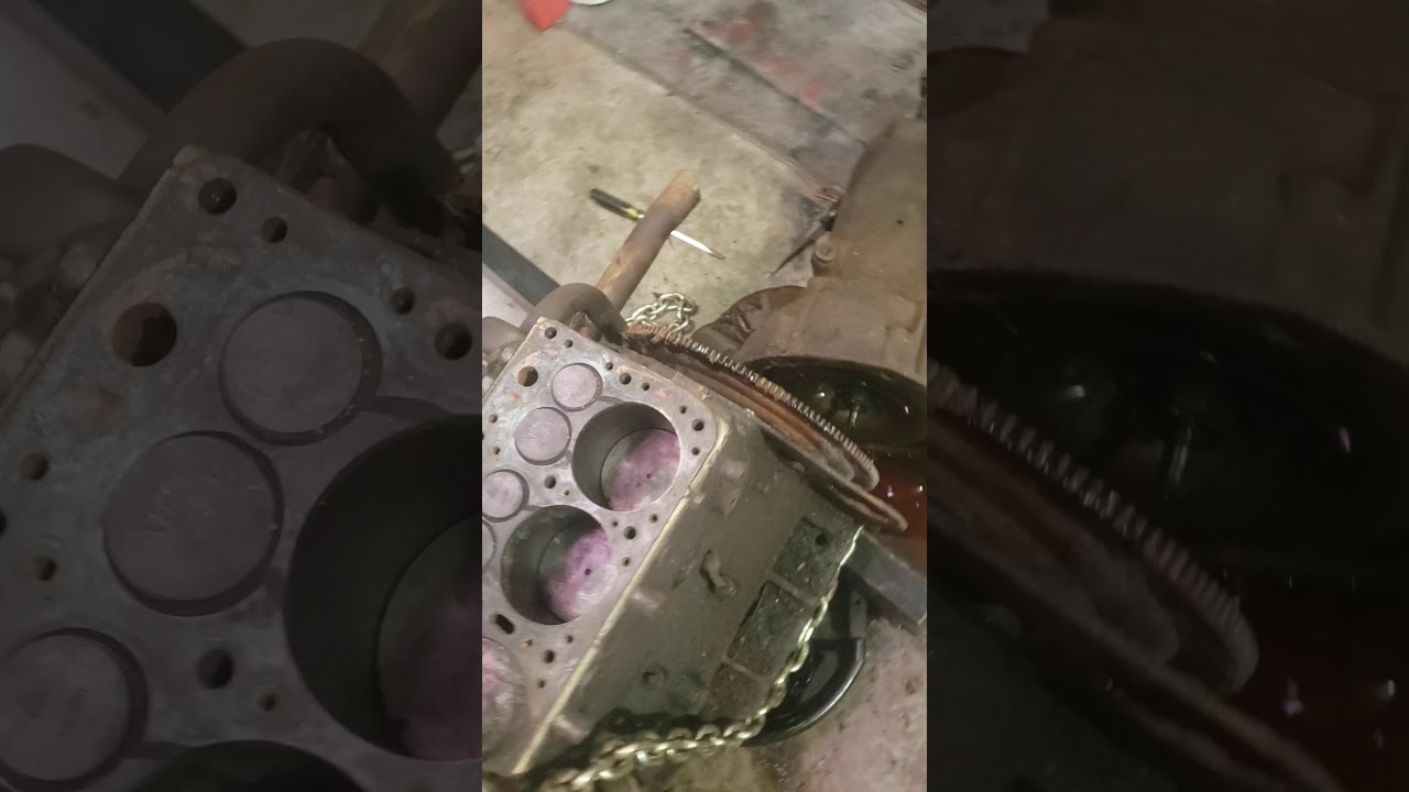 51-54 308 Hudson Hornet engine to transmission split