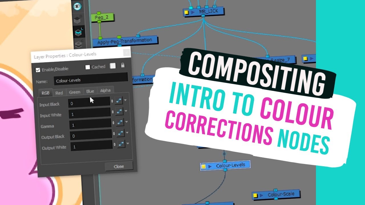COMPOSITING - ABOUT COLOUR CORRECTION NODES (Harmony)