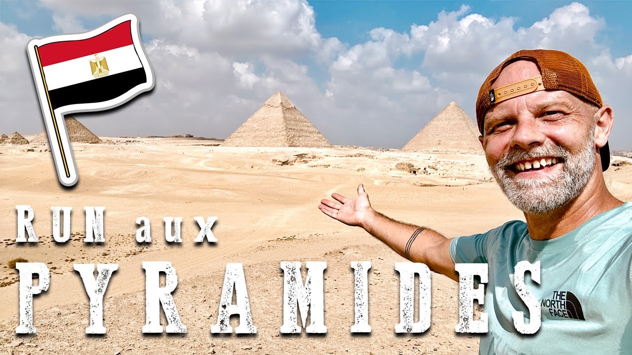 Je cou🆁s autour des Pyramides de Gizeh - LE CAIRE- #run