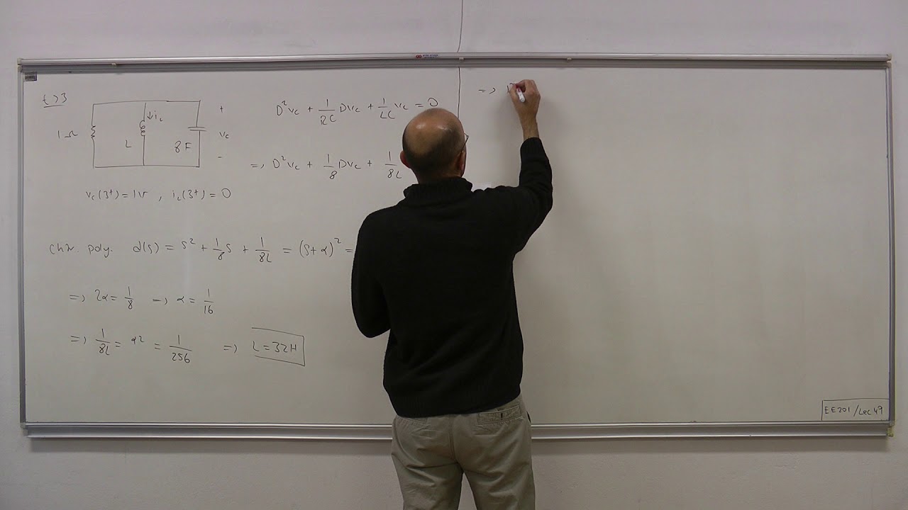 EE201 Circuit Theory I: Lecture 49 (Middle East Technical University, Fall 2020)
