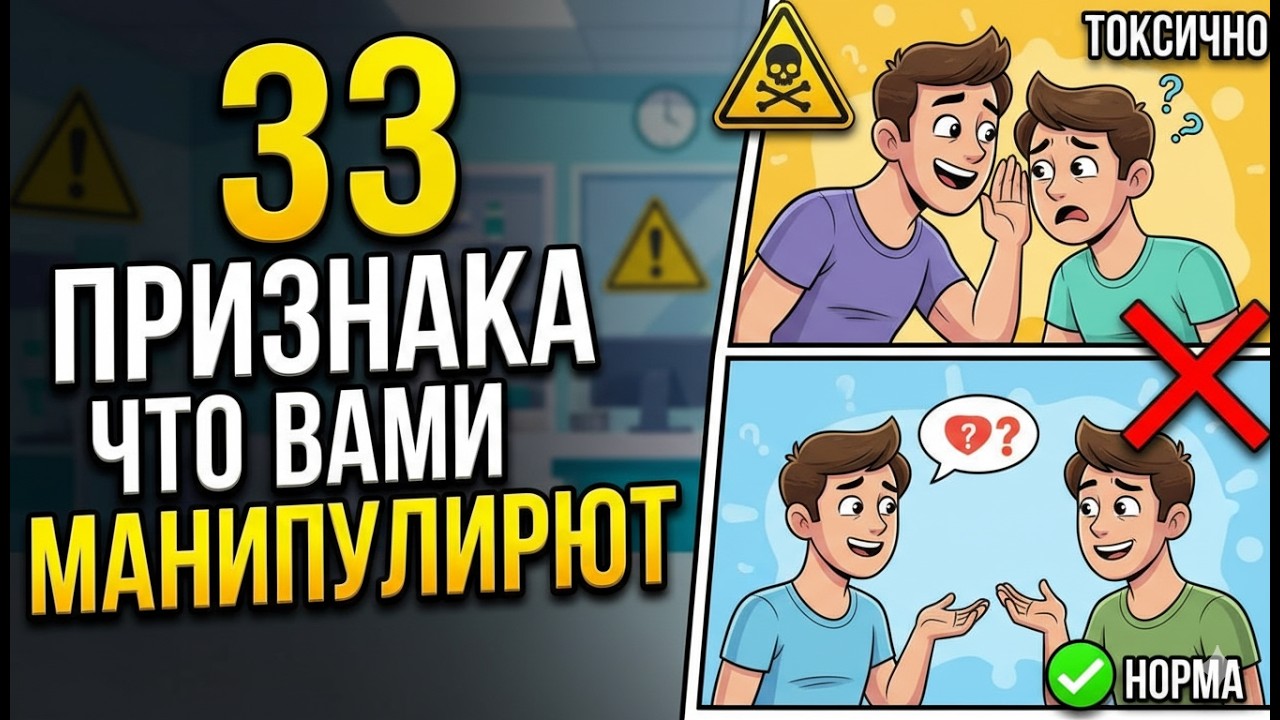 33 признака, что рядом с вами манипулятор (и вы не замечаете)
