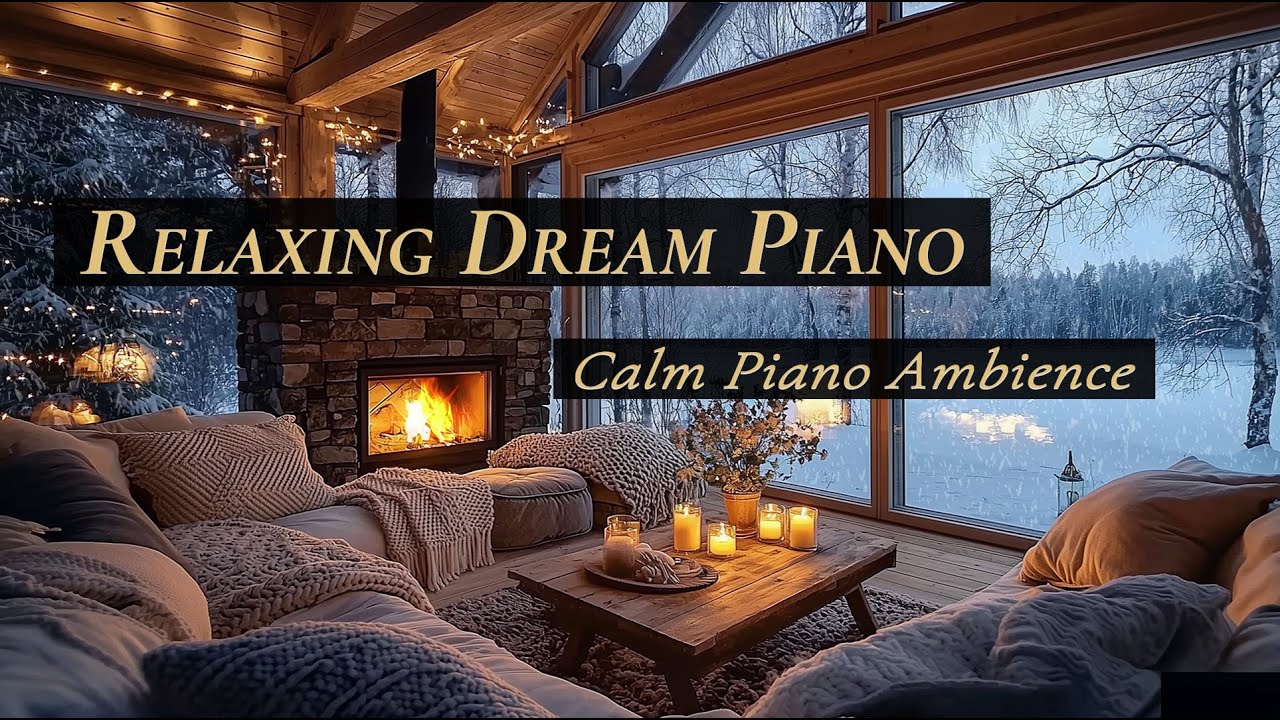 Relaxing Dream Piano ☕✨ Soft Cinematic Ambient Piano for Focus, Study & Calm Moments