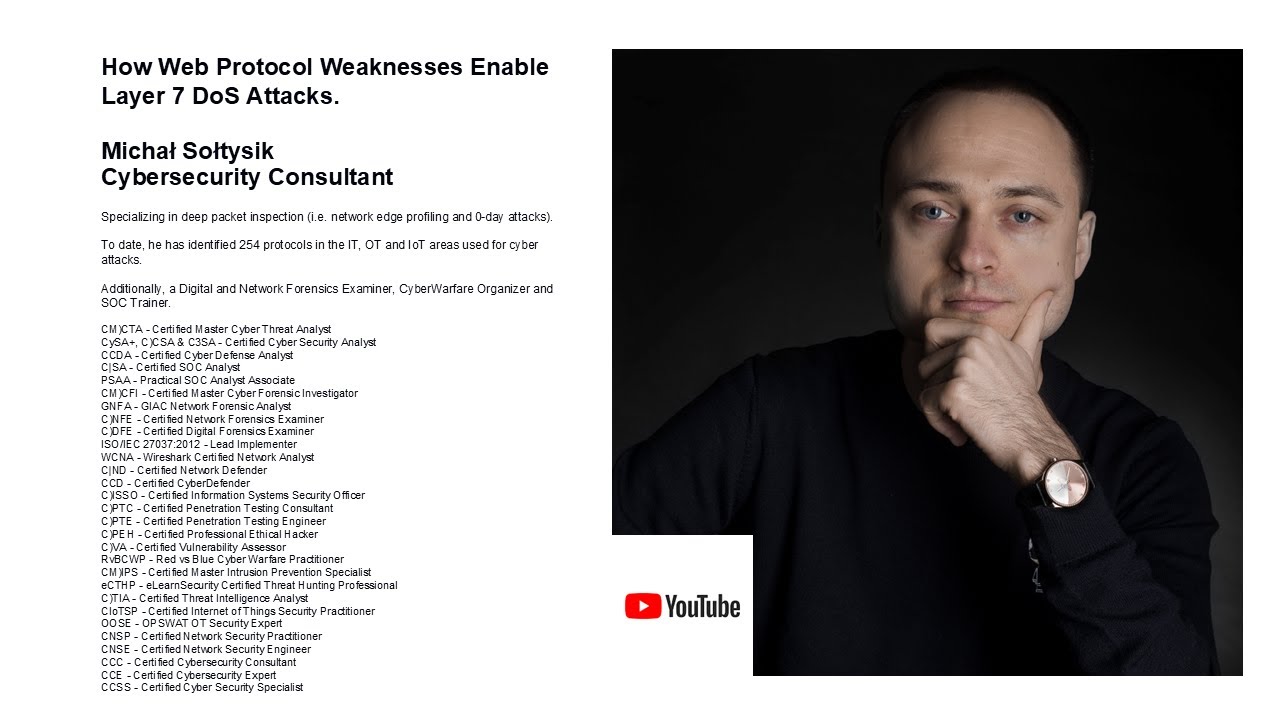 Michał Sołtysik - How Web Protocol Weaknesses Enable Layer 7 DoS Attacks (ENG)