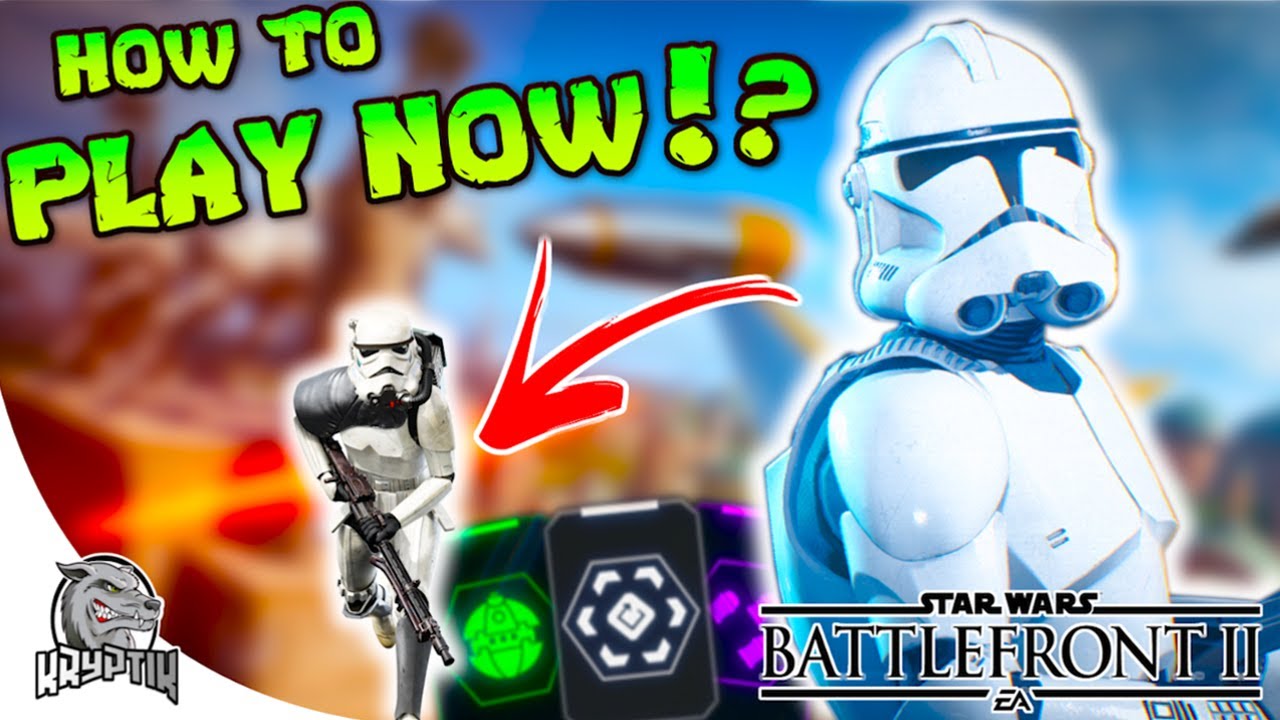 PLAY BATTLEFRONT 2 ASSAULT CLASS NOW!! ...kinda - Star Wars Battlefront