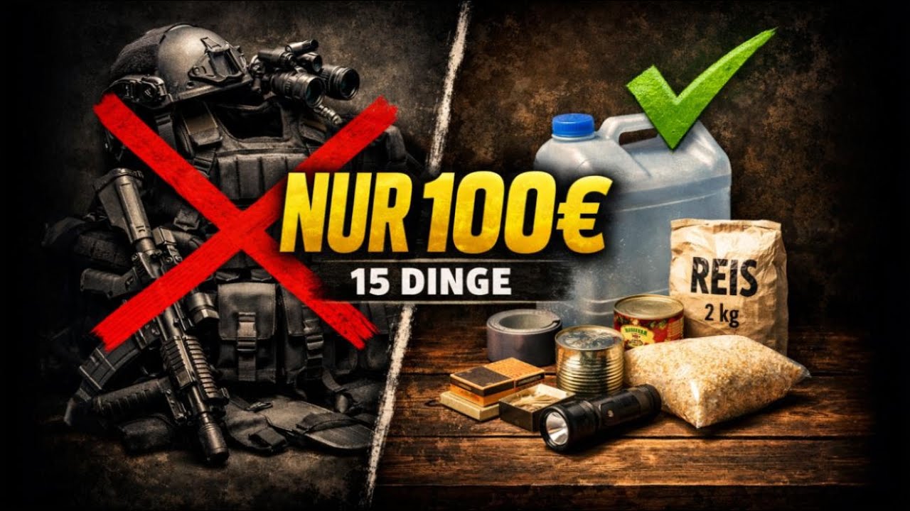 Krisenvorsorge f&uuml;r unter 100 Euro: Diese 15 Dinge retten Ihr Leben