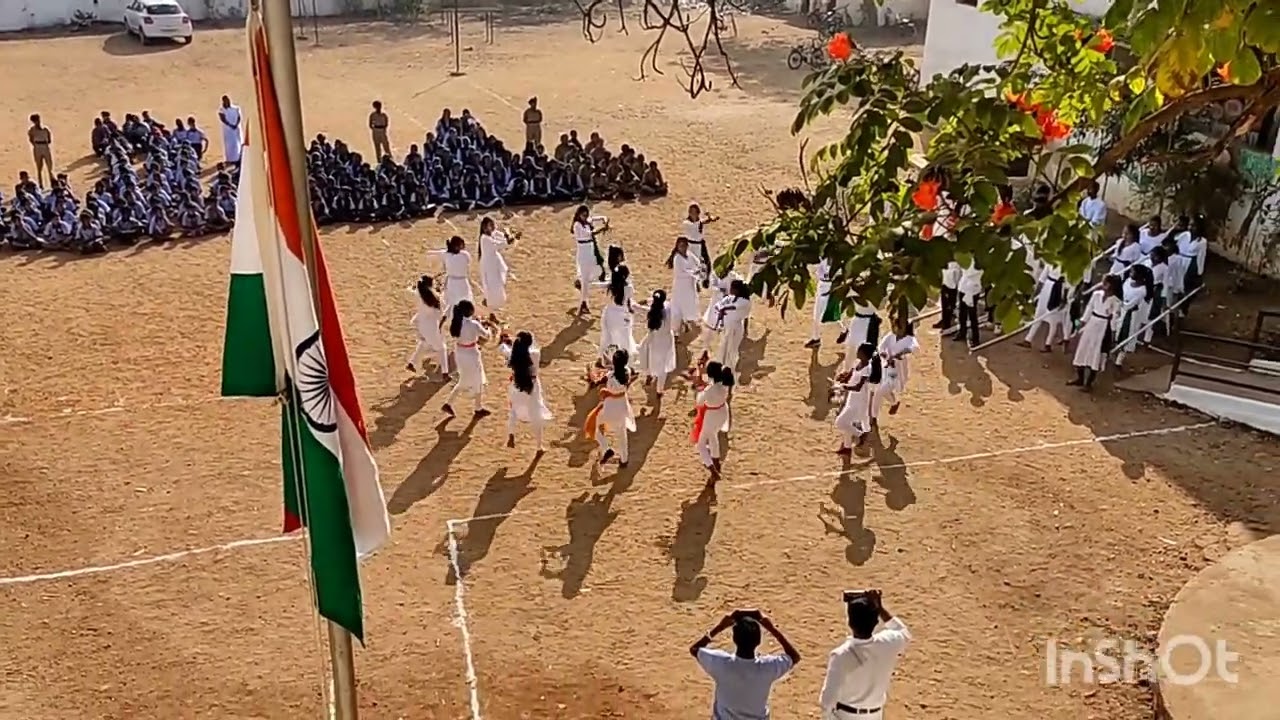 Republic day Celebration        Bamboo & Lezim Dance 💃🕺26/01/2023 Dr.Ambedkar Vidyalaya Bramhapuri