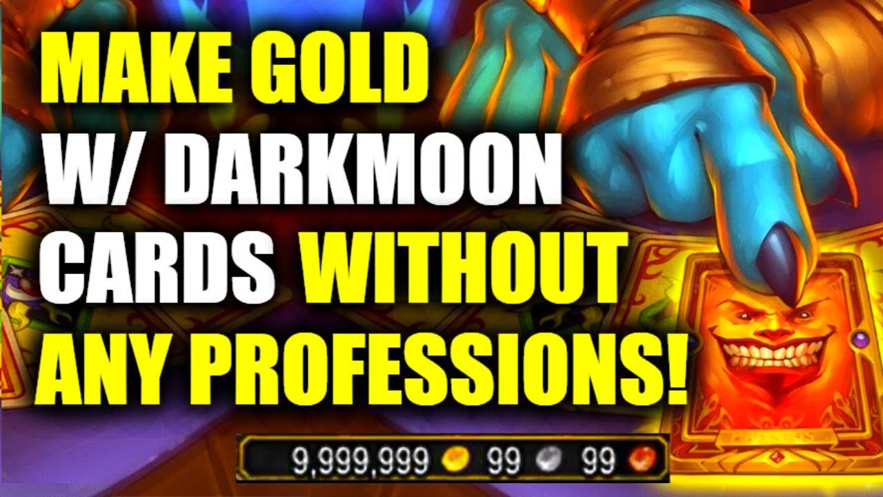 Make TONS of GOLD w/ Darkmoon Decks Without Professions! WoW Dragonflight Goldmaking