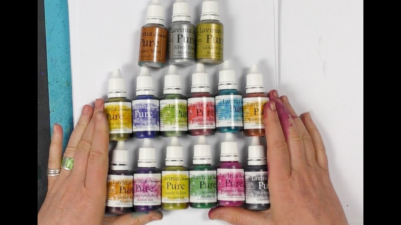 Presenting Pure, the new Lavinia Branded Alcohol Inks by Tracey Dutton