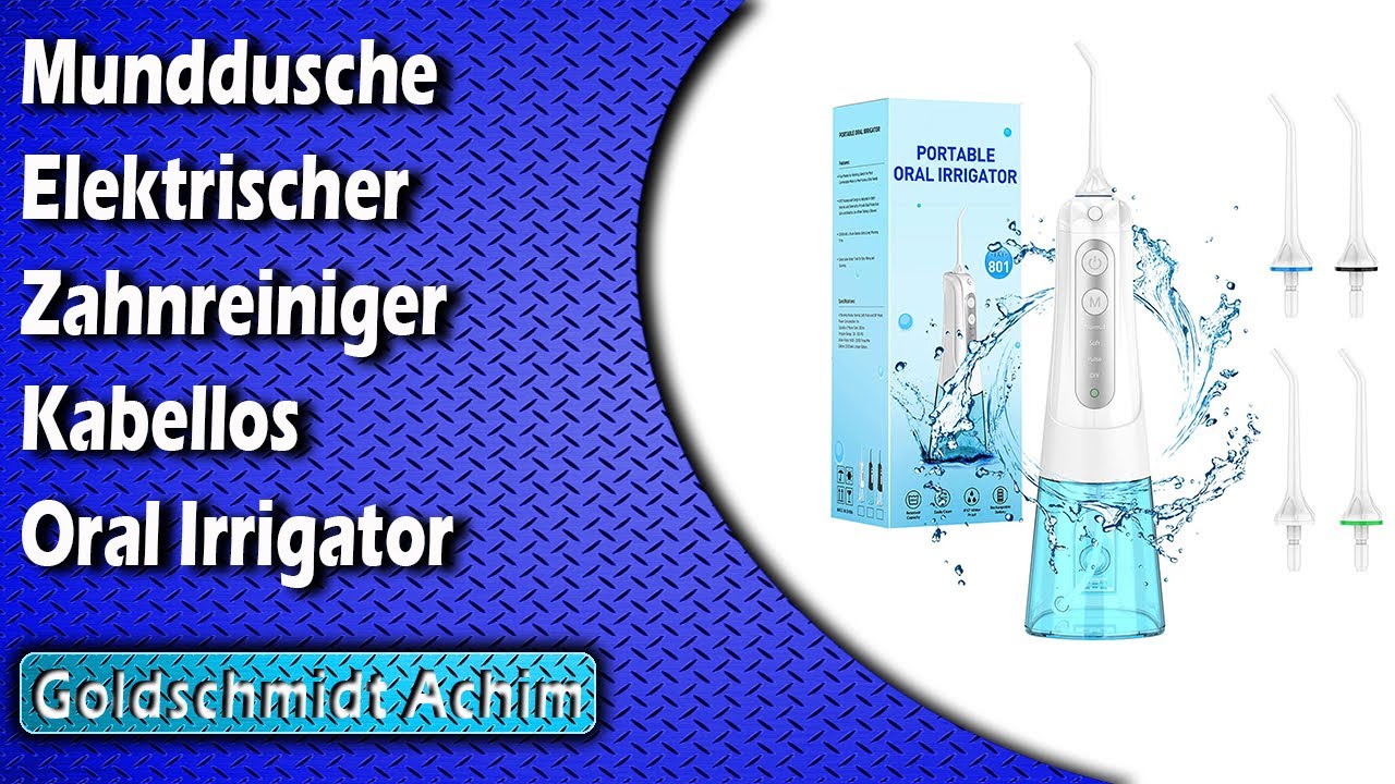 Munddusche Elektrischer Zahnreiniger Kabellos Oral Irrigator