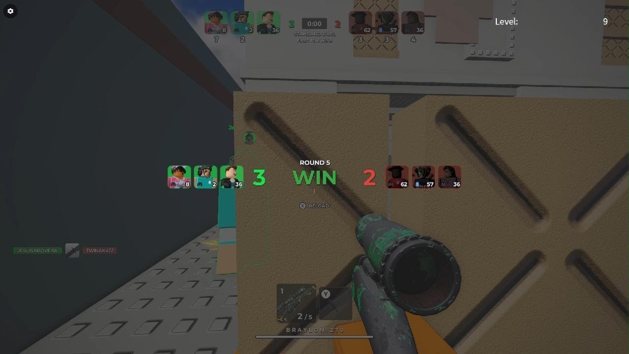 Playing Sniper doors.It's that you seeing clip I hit.