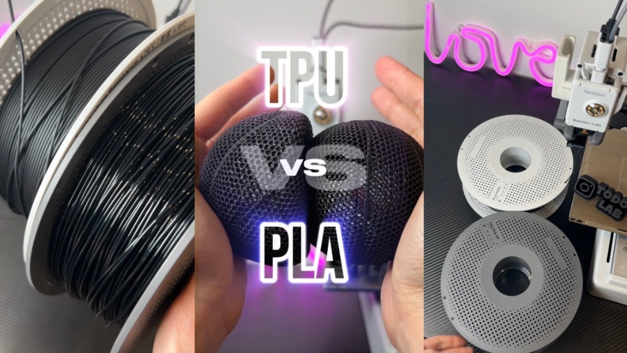 TPU vs PLA — Which 3D Printed Ball Is Better?
