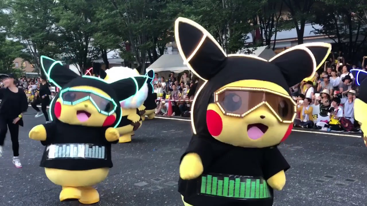 夜のピカチュウ大行進 登場〜ダンス〜退場 ピカチュウ大量発生チュウ2018