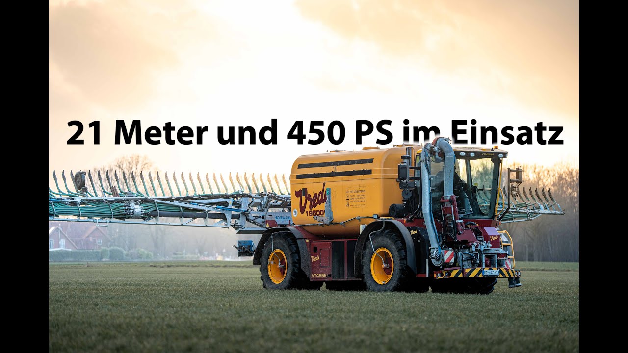 Hof Scharmann - Vredo VT4556 x 21m Bomech im Feldeinsatz! Pure Sound II LS Agrarvision