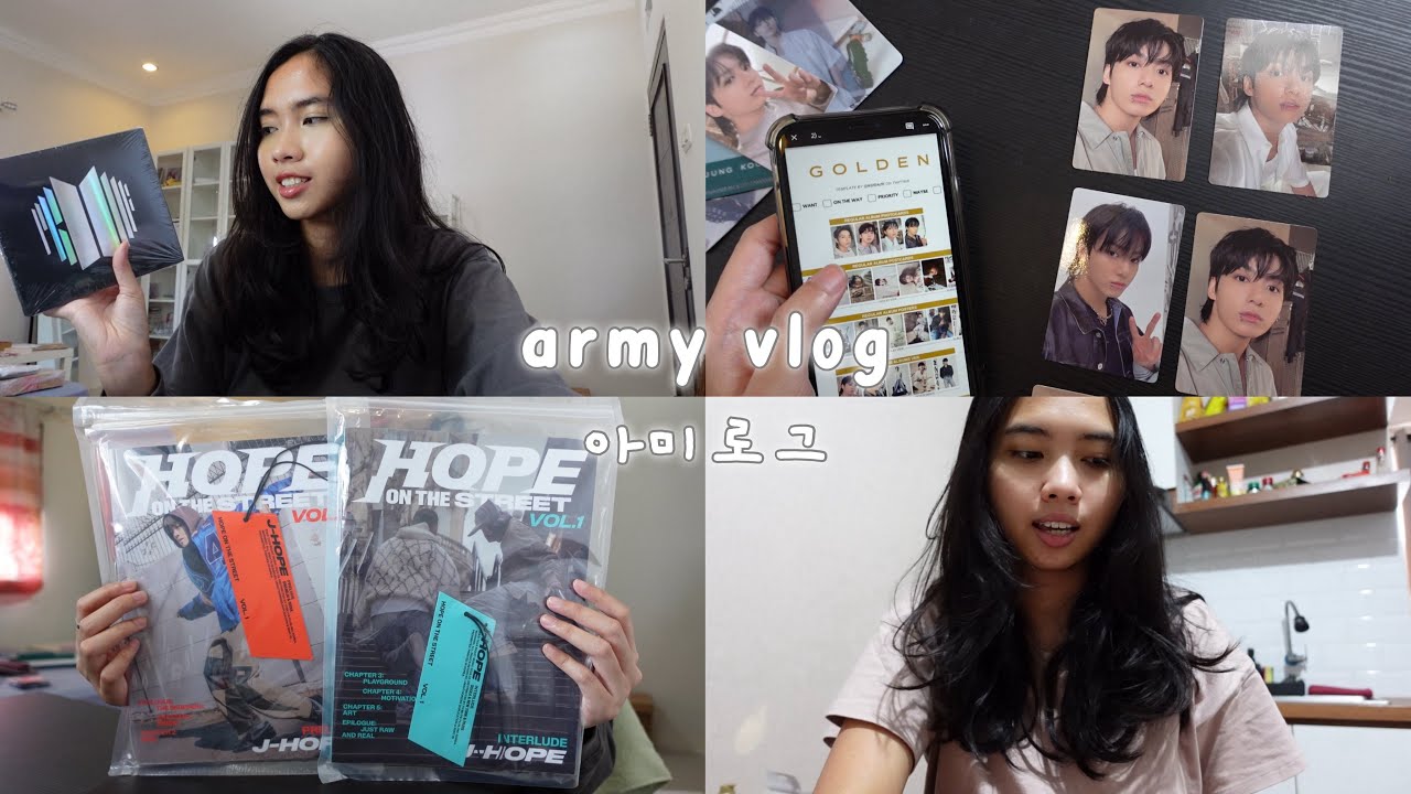 💟 [army vlog | 아미로그] bts solo albums unboxing, daily life, night routine