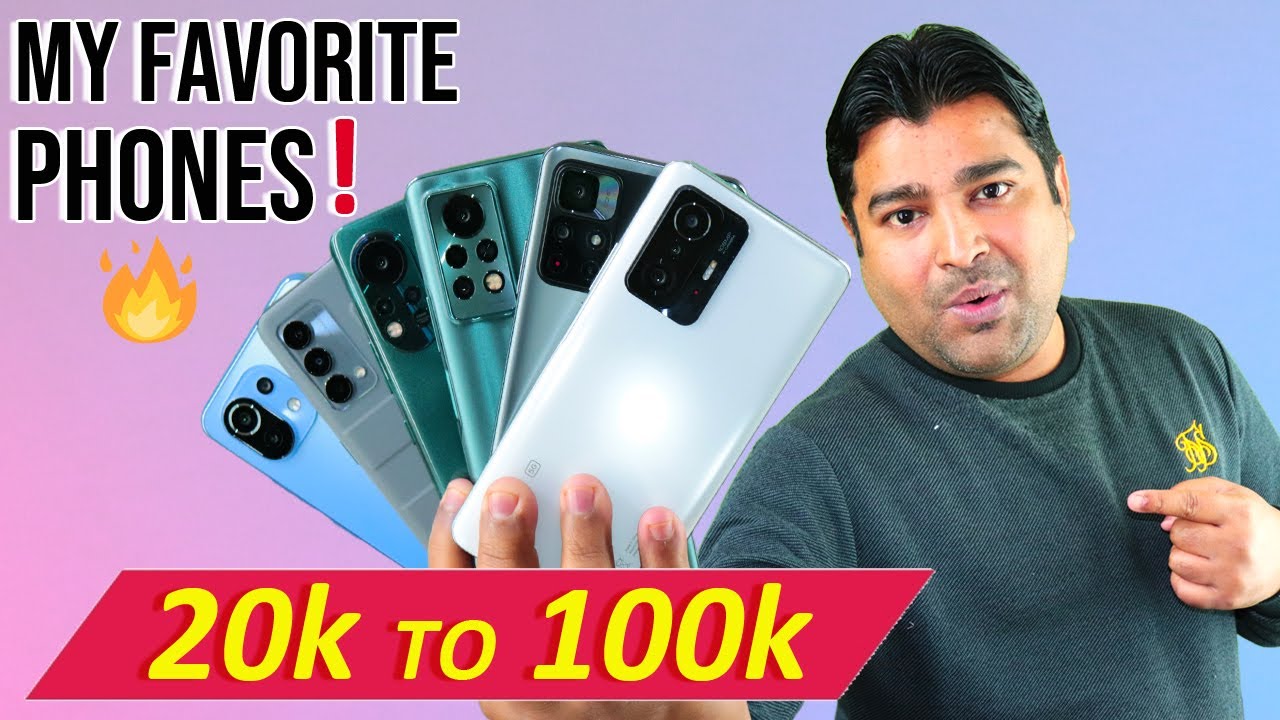 My Favorite Smartphones Picks 20k to 100k 🔥