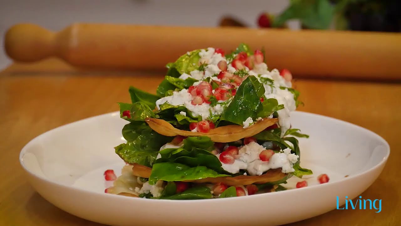 Receta n&euml; 2 minuta - Sallat&euml; krokante me spinaq