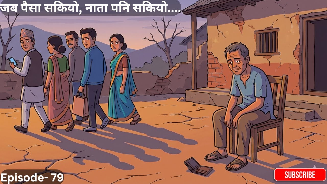 जब पैसा सकियो, नाता पनि सकियो...- Episode- 79 #nepalistorytelling #folkstories #folktales #storytime