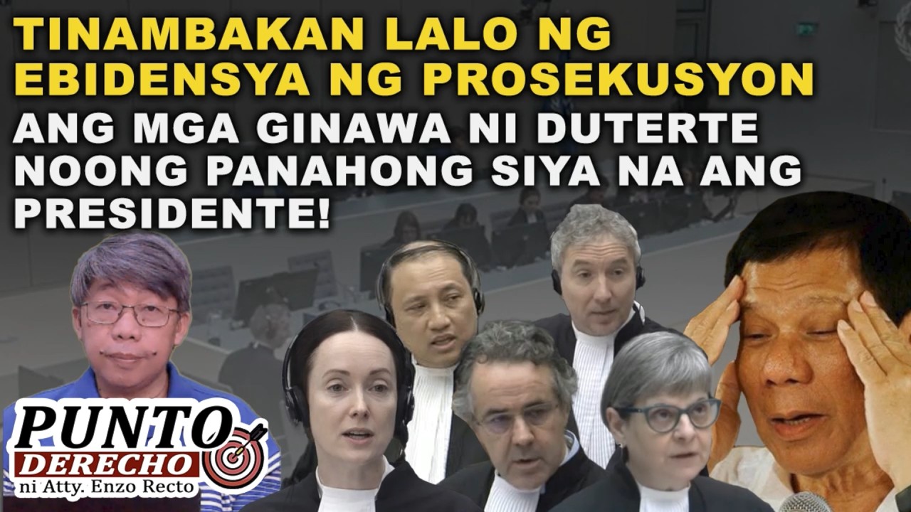 TINAMBAKAN NG EBIDENSYA NG PROSEKUSYON ANG MGA GINAWA NI DUTERTE NOONG PANAHONG SIYA NA PRESIDENTE