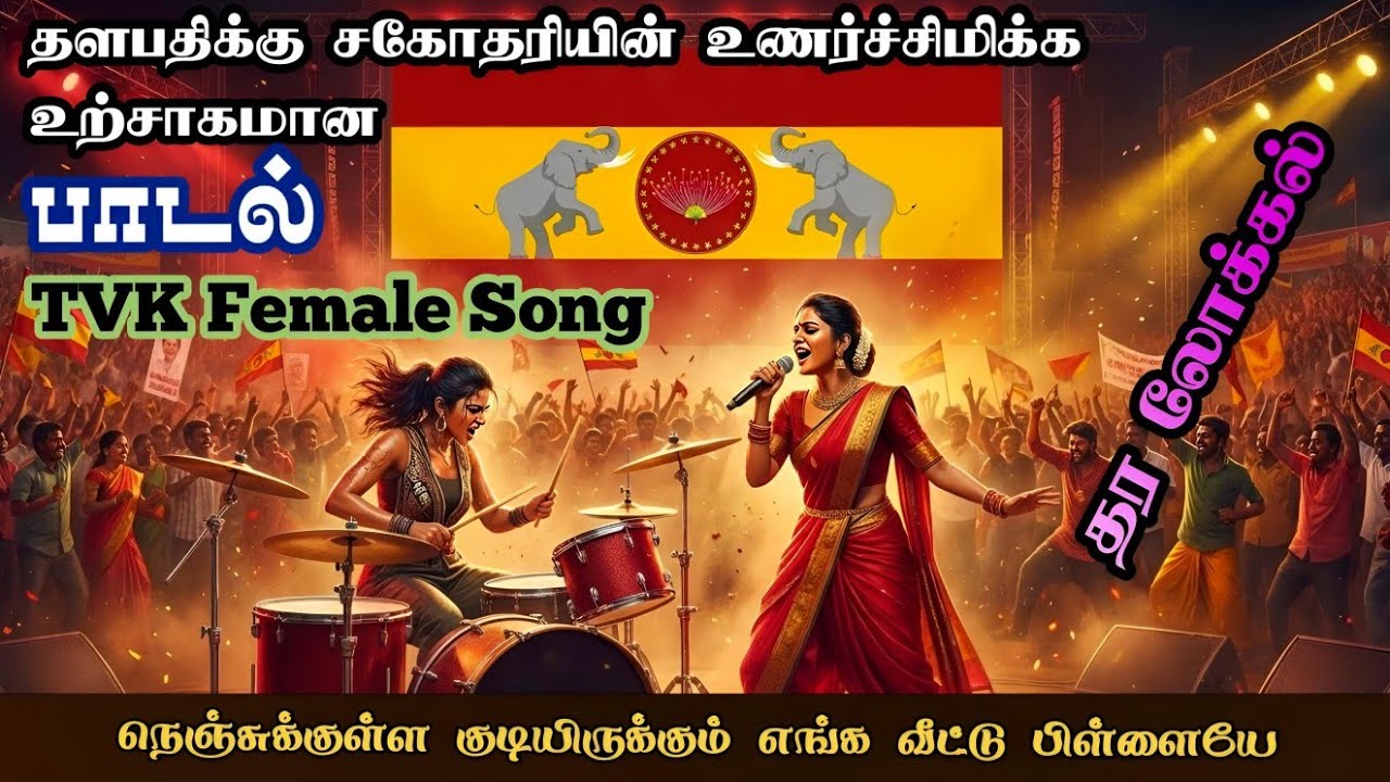 TVK female song | தமிழக வெற்றிக் கழக சகோதரி பாடல் | tvk girls song