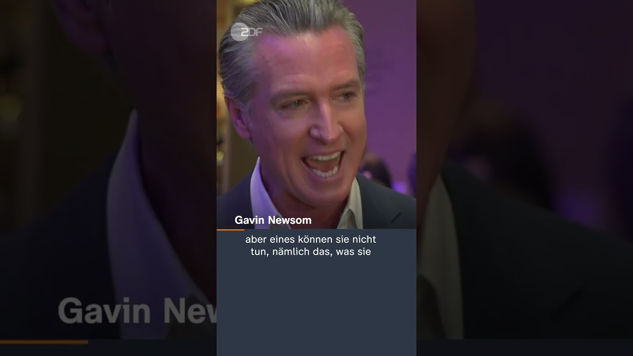 US-Politiker Newsom: Europas Regierungschefs 