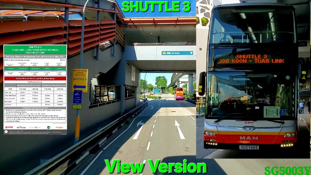 SMRT Bus Services Shuttle 3 [MAN ND323F (Euro V) (Batch 2)] Joyride