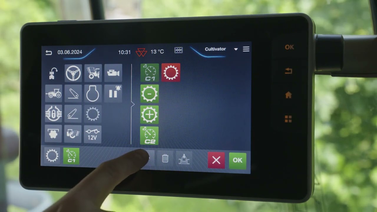 Massey Ferguson traktörlerinde Datatronic 5 terminali ile sırabaşı yönetimi özelliği