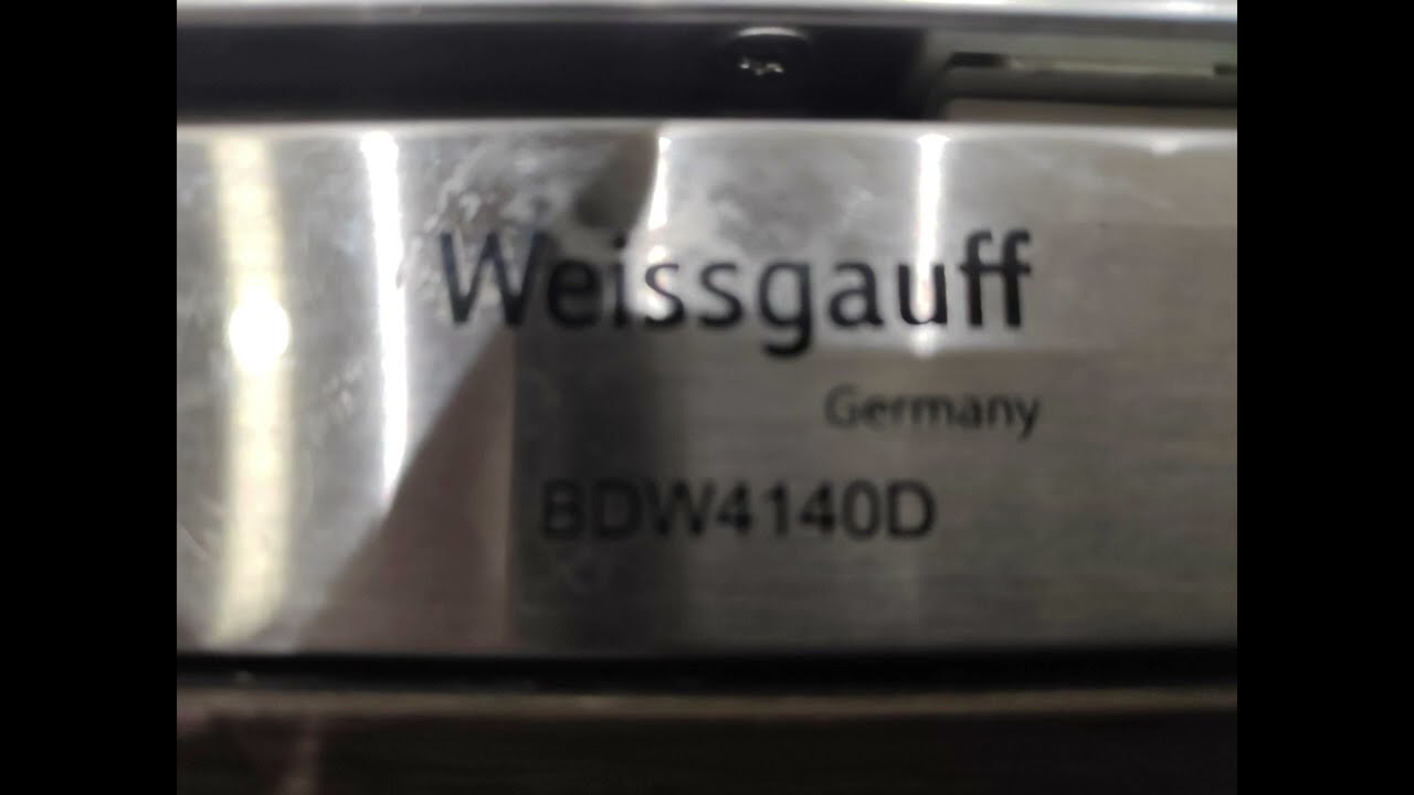 Посудомоечная машина weissgauff ошибка е3