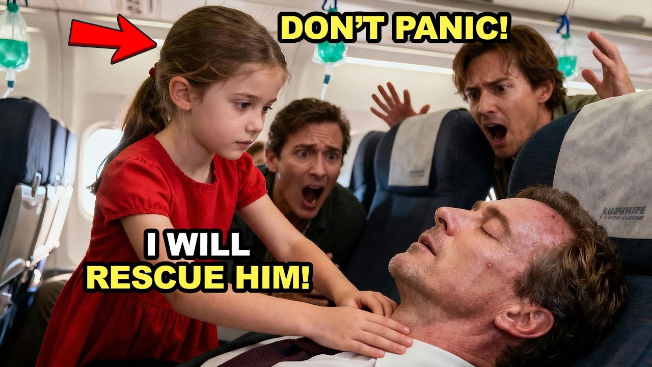 POOR 12-YEAR-OLD GIRL SAVES A MILLIONAIRE ON A PLANE — HIS WHISPER BRINGS HER TO TEARS