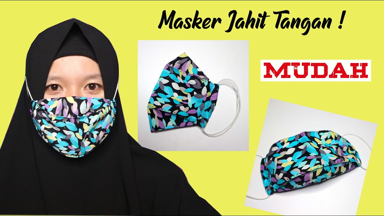 Cara membuat Masker Jahit Tangan !