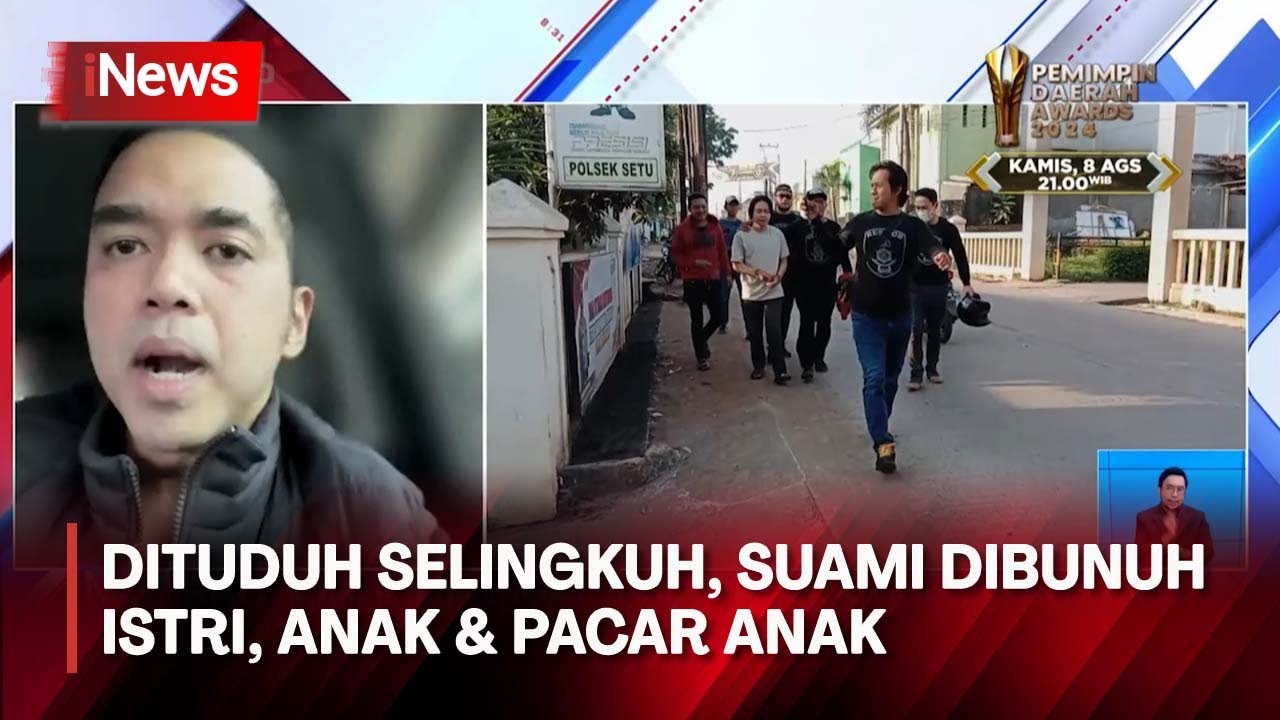 Suami Tewas Dibunuh Istri, Anak, dan Pacar Anak Polisi Buka Suara - iNews Siang 23/07