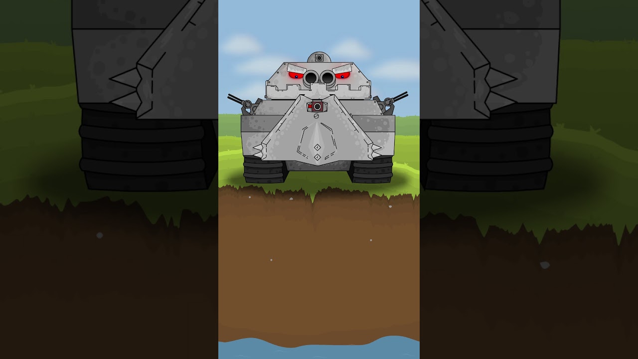 Landkruzer - Sea threat - cartoon about tanks  #animation