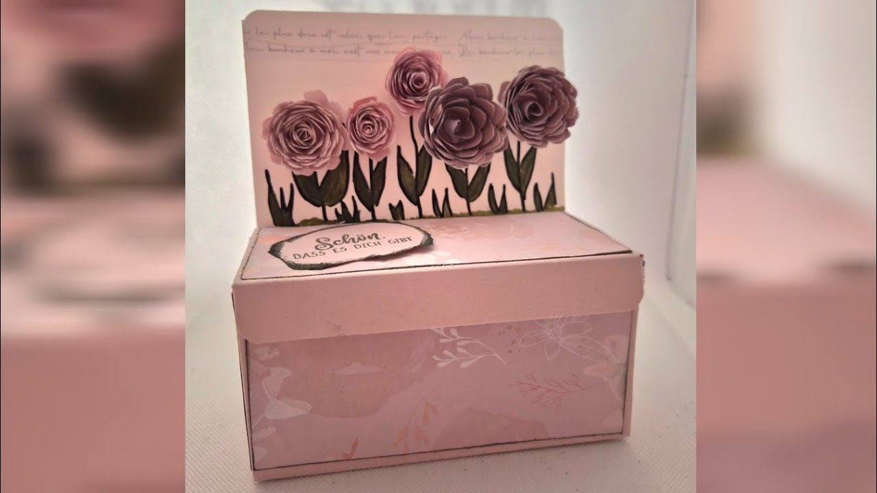 Blumenbox zum Muttertag, Valentinstag oder auch Geburtstag