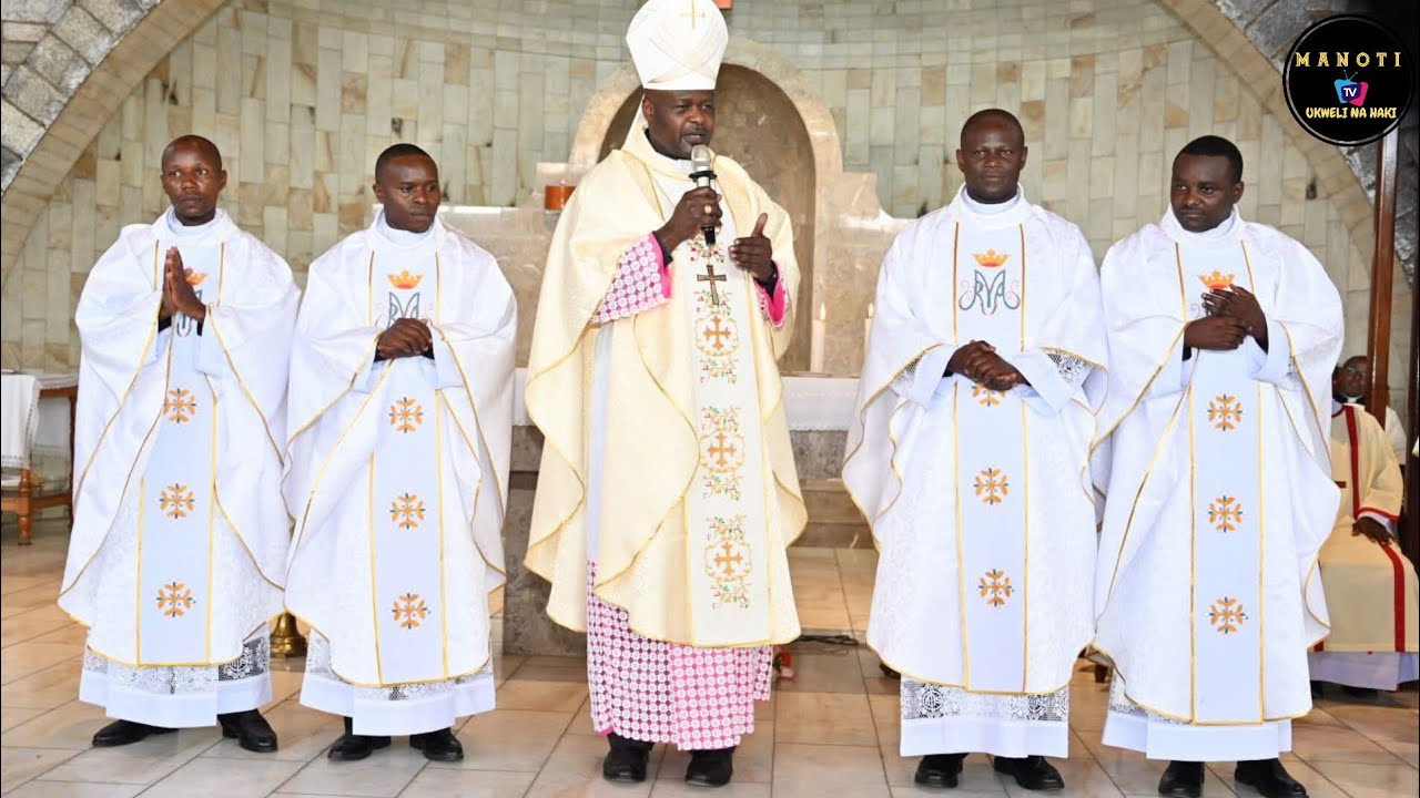 HILARIOUS Bishop Cleophas Oseso demand pictures with new priests at Christ the King Cathedral Nakuru