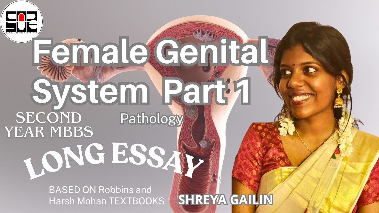 Female genital system part 1 . | PATHOLOGY | KUHS | SECOND YEAR MBBS