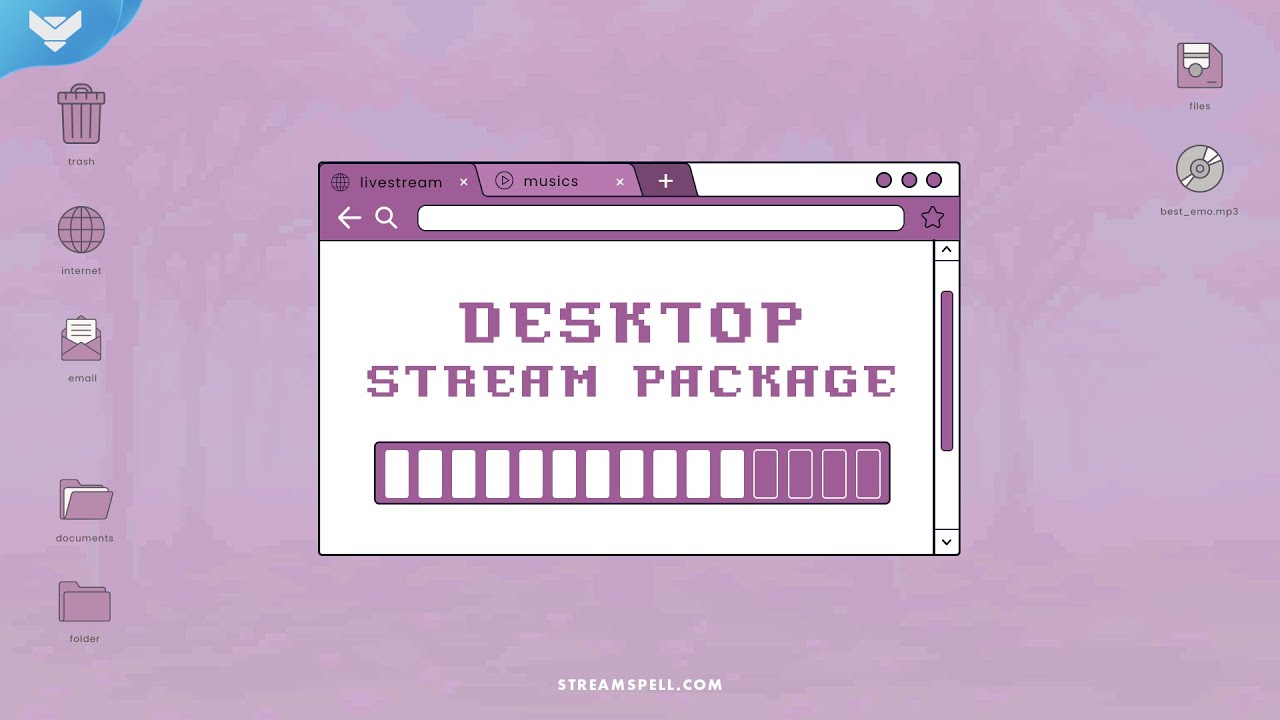 StreamSpell | Desktop Stream Package │ Twitch Overlays for OBS Studio, Streamlabs