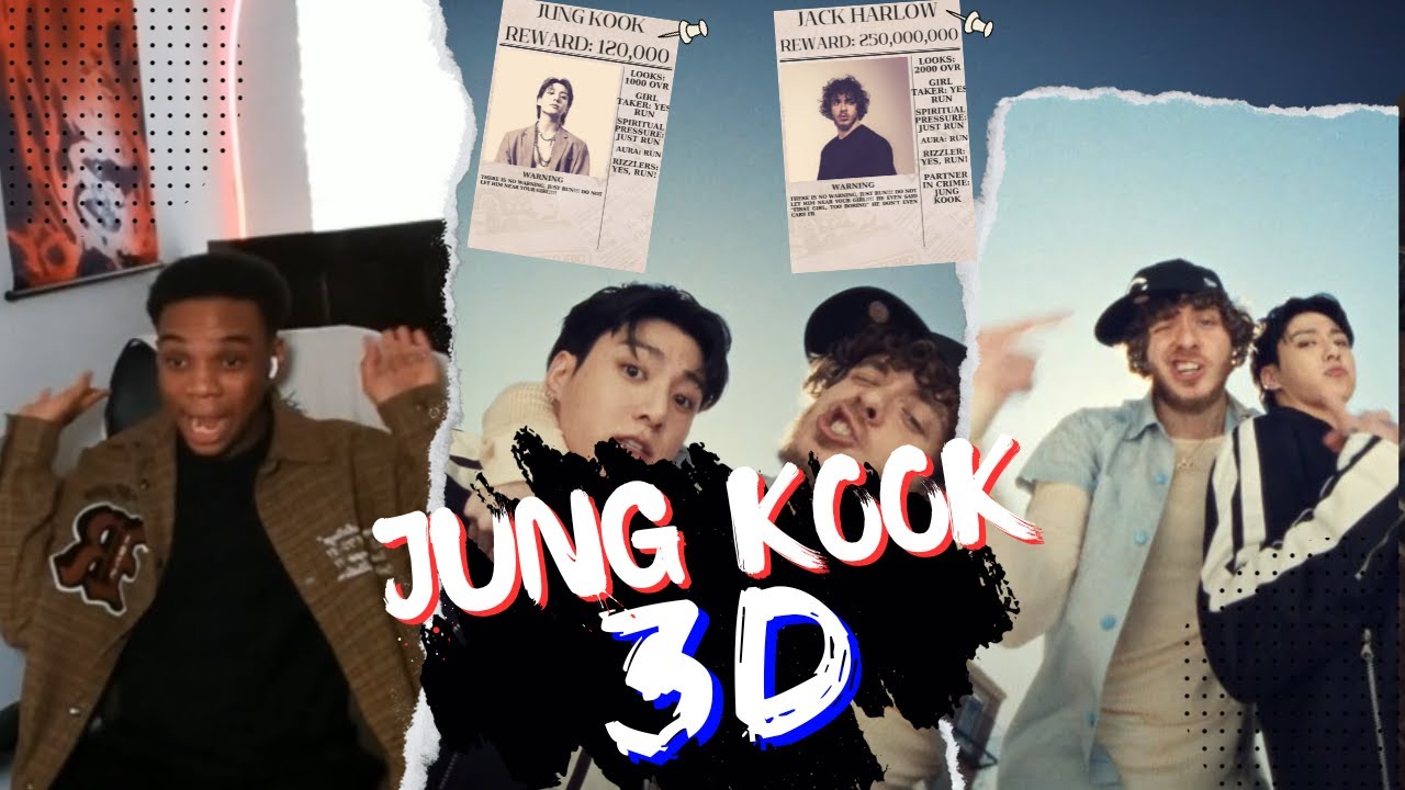 정국 (Jung Kook) '3D (feat. Jack Harlow)' Official MV REACTION!!! *RIZZLERS IN CRIME?!?!*