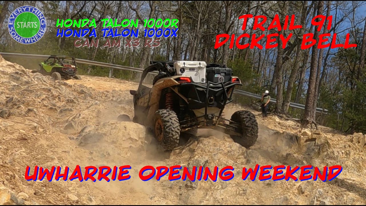 Honda Talon 1000X and 1000R | Can Am RS at Uwharrie Opening Weekend 2022 | Dickey Bell Trail 91