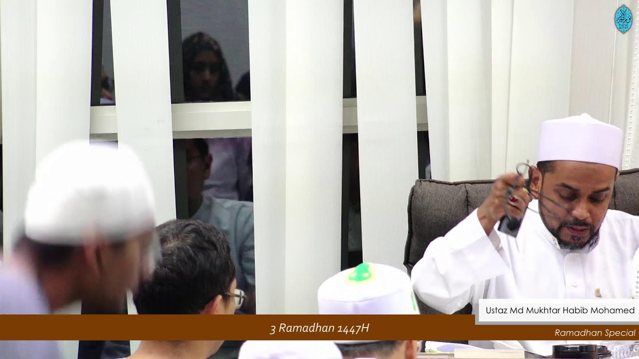 Tazkirah Terawih - 3 Ramadhan 1447H