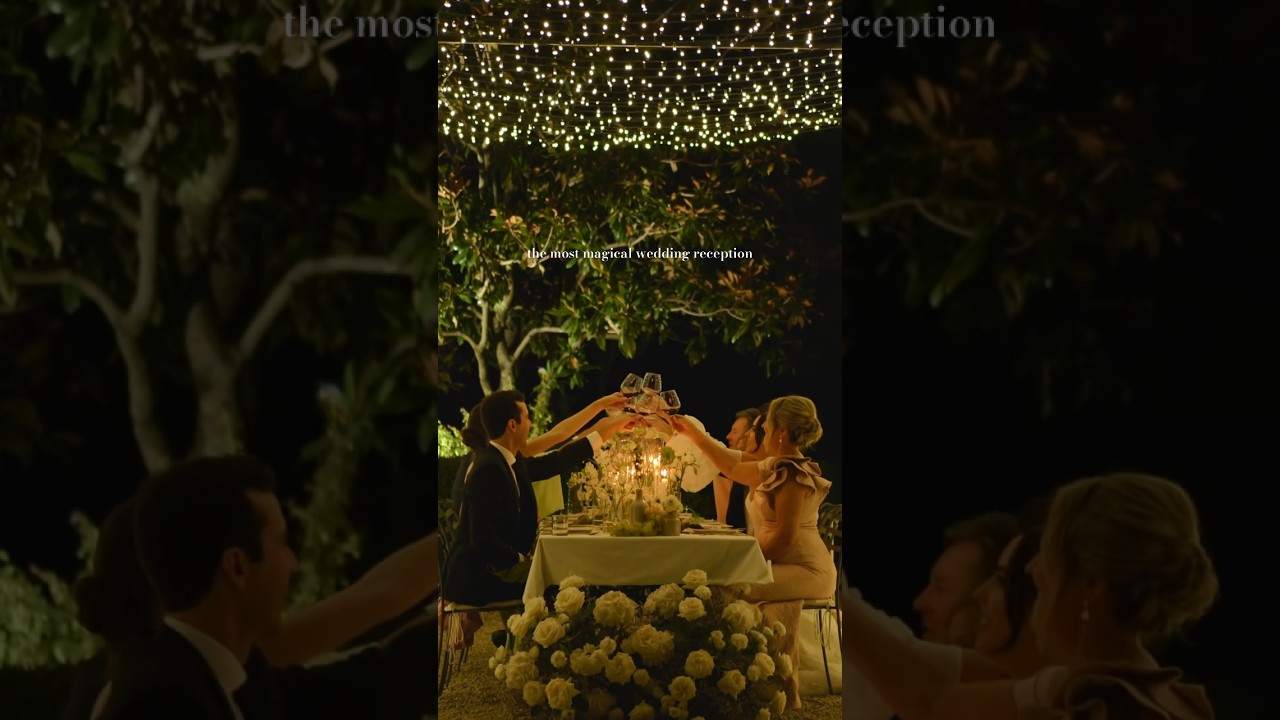dining under the stars in Tuscany ✨ #destinationwedding #italywedding #italyelopement #wedding