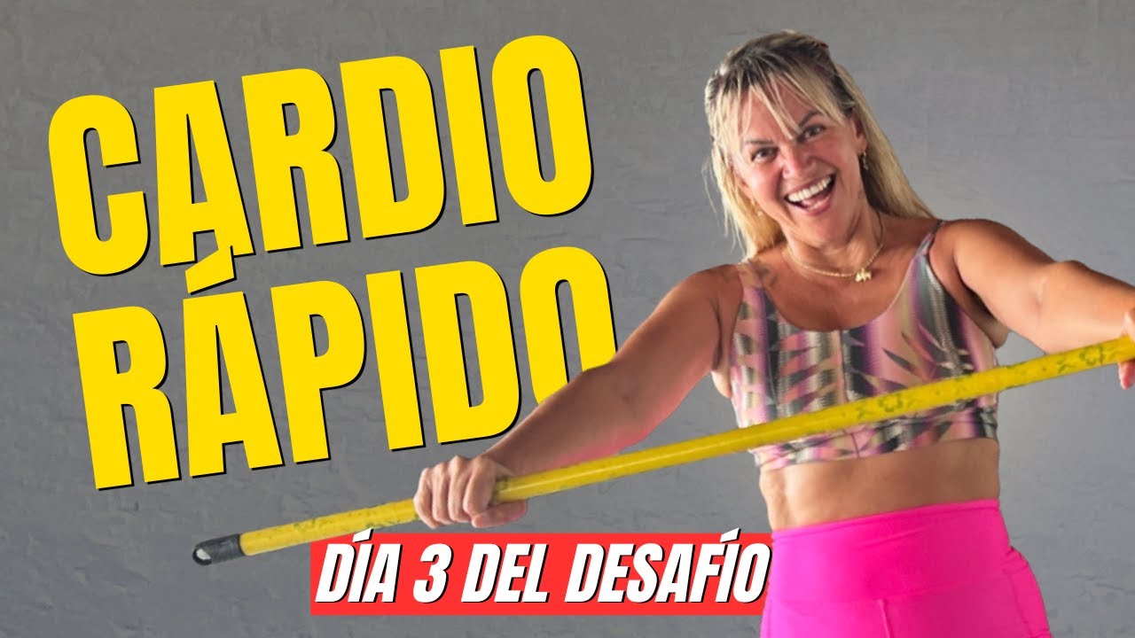 DESAFÍO 10 DÍAS | DÍA 3 – CARDIO RÁPIDO CON PALO DE ESCOBA